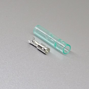 Sada kulatého konektoru Faston, 4 mm s izolací - dutinka (samice)