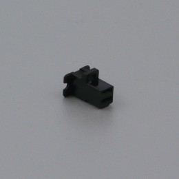 Pouzdro konektoru Faston 6.3 mm, 2 póly, černé - zásuvka (samice)