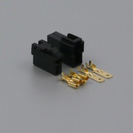 Sada konektoru Faston 6.3 mm, Special, 2 póly, černá